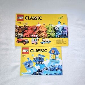 LEGO Classic 10706 & 10715 Instruction Manual Only